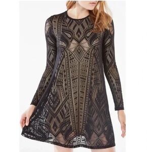 BCBGMaxAzria Natyly Black Lace Dress Size Small